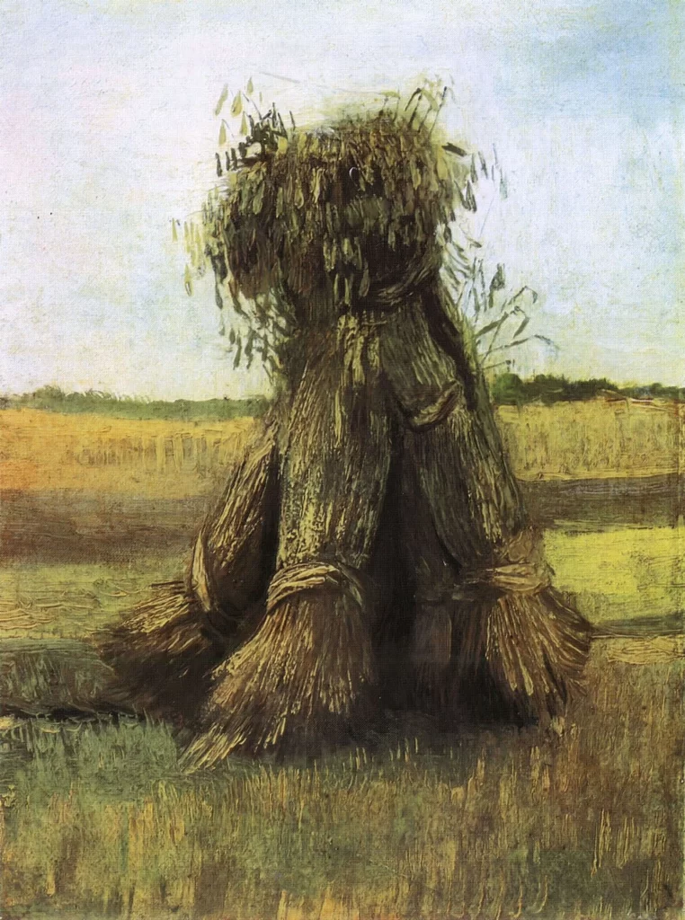 Sheaves of Wheat in a Field Van Gogh