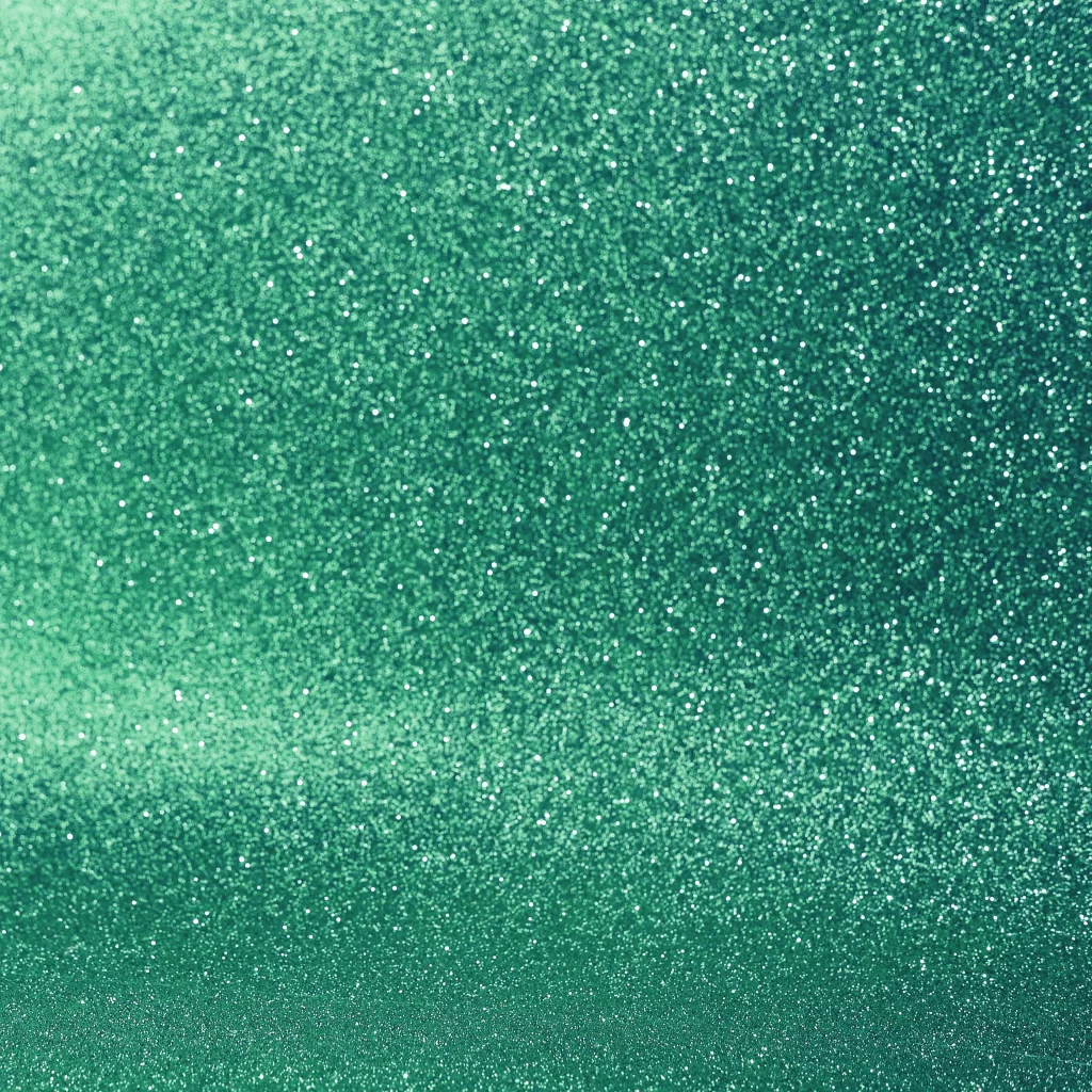 Shiny Emerald Green Glitter Sparkly Granular Texture
