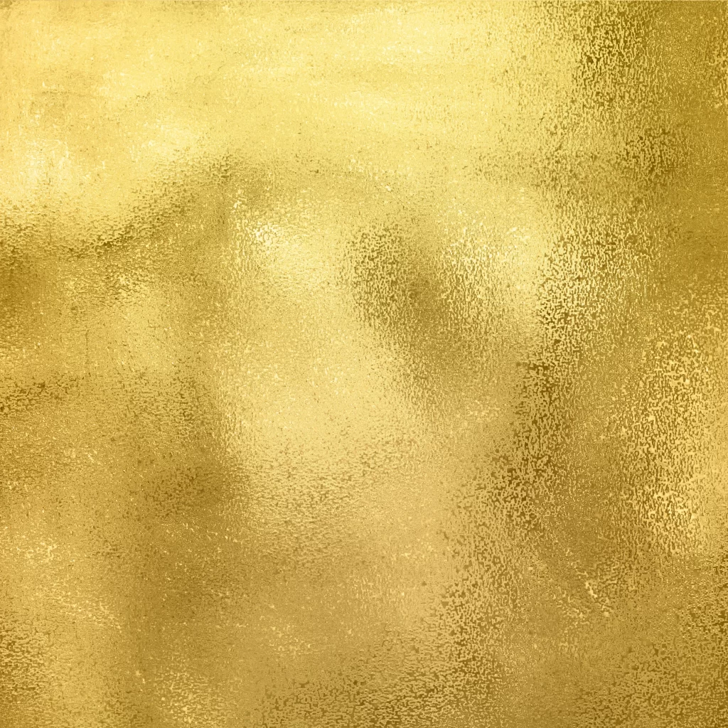 Shiny Textured Gold Metallic Foil Surface