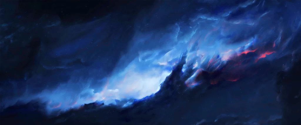 Space Cosmic Nebula Stars Clouds Colors