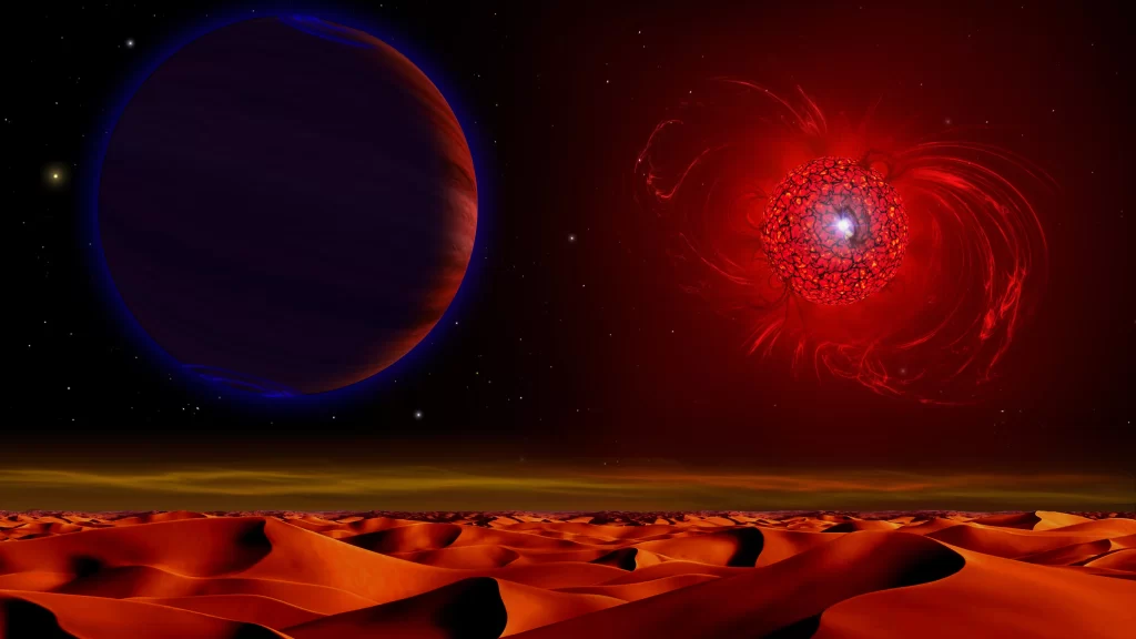 space planet star desert cosmic celestial