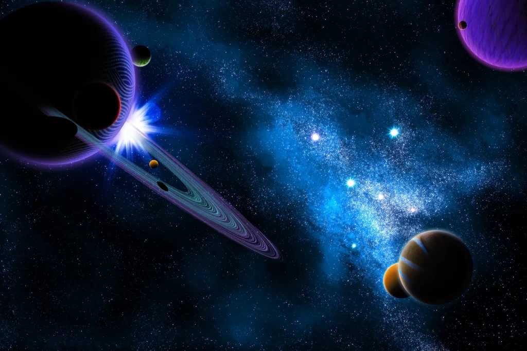 space planets stars galaxy cosmic universe