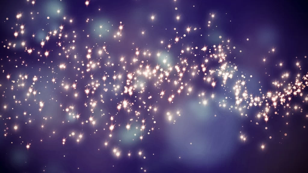 sparkles stars night sky cosmic universe