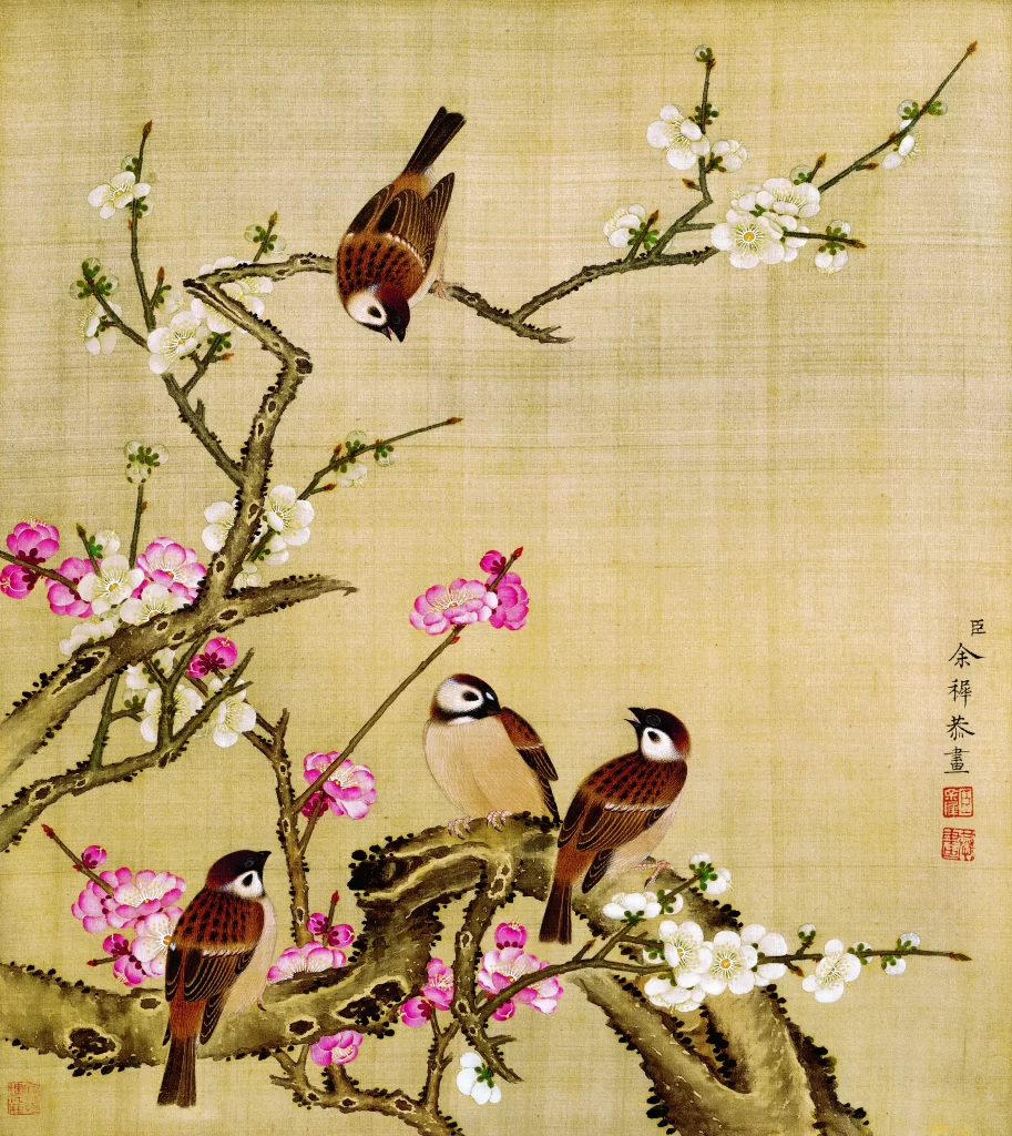 Sparrow Plum Blossom Yu Zhi