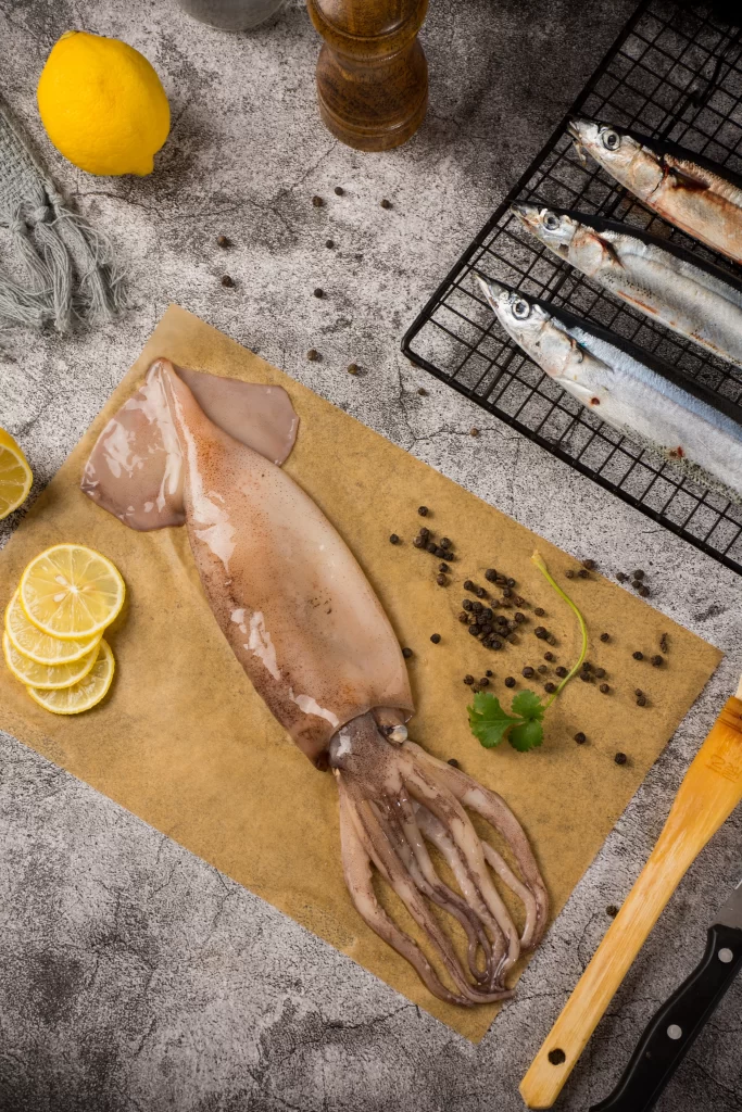 Squid Whole Fresh Lemon Pepper