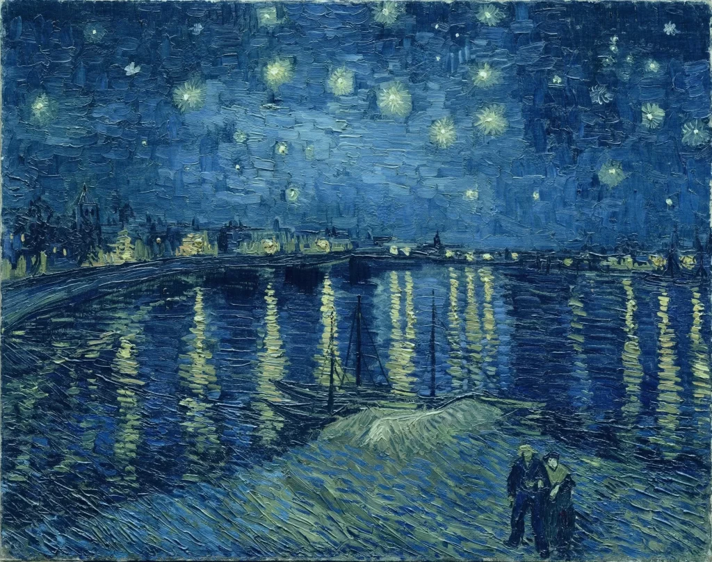 Starry Night over the Rhone Van Gogh