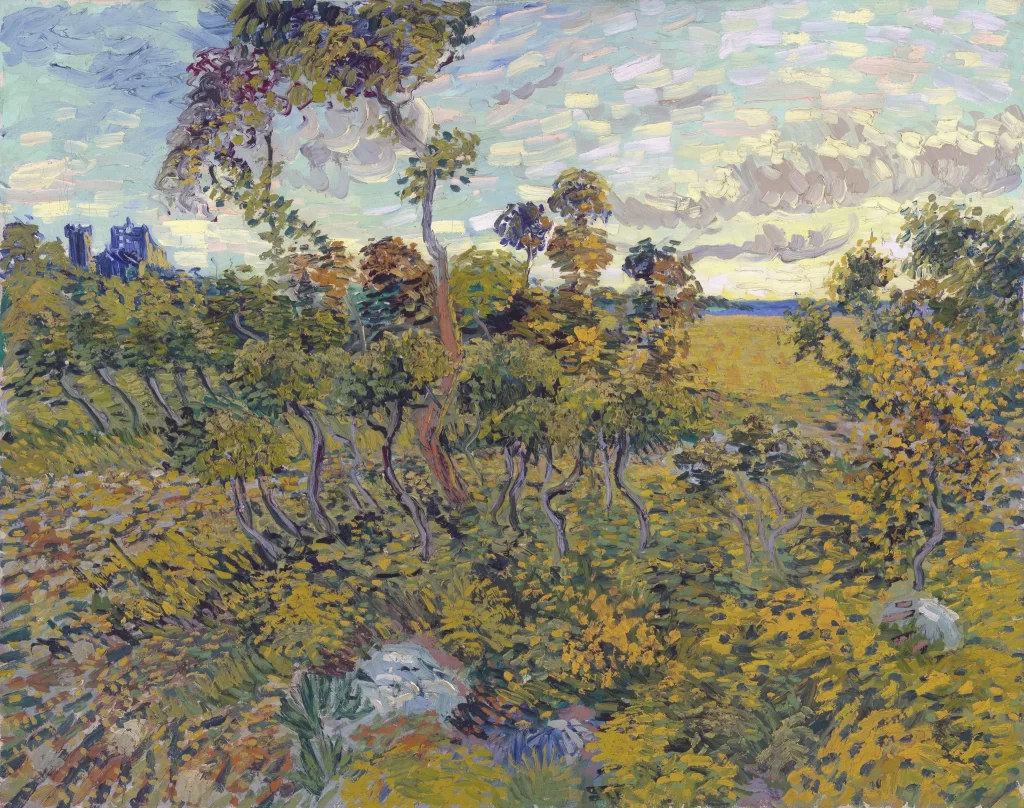 Sunset at Montmajour Van Gogh