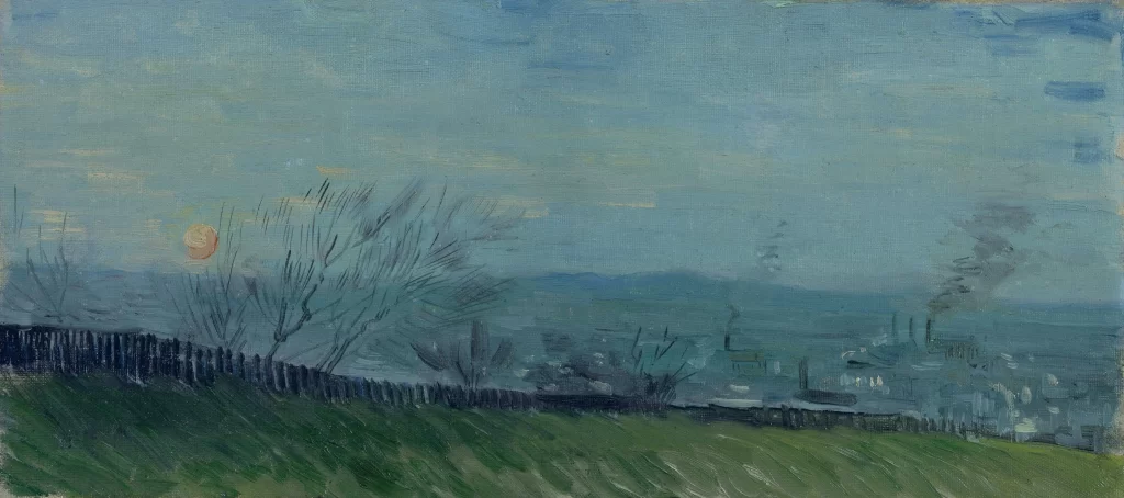 Sunset at Montmartre Van Gogh