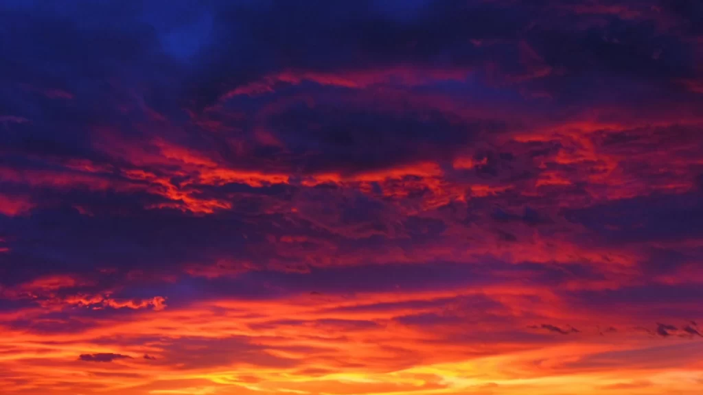 sunset sky clouds colors dramatic vibrant
