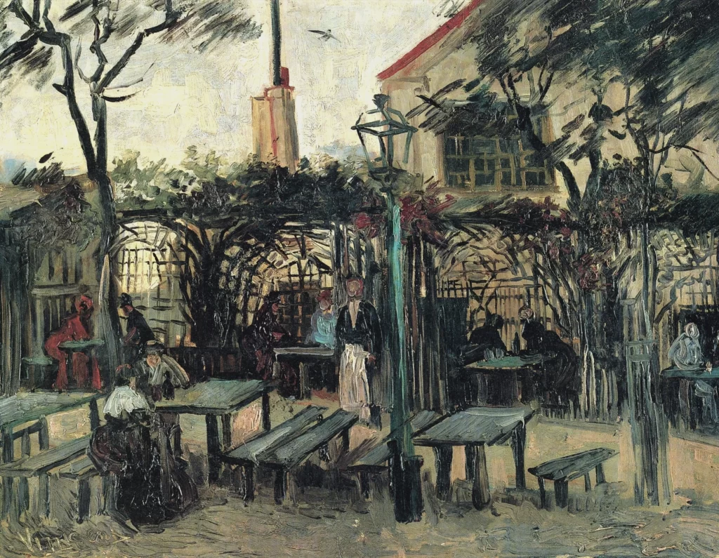 Terrace of a Cafe on Montmartre Van Gogh