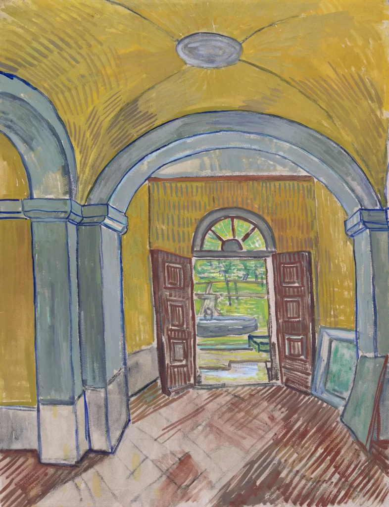The Entrance Hall of Saint-Paul Hospital Van Gogh