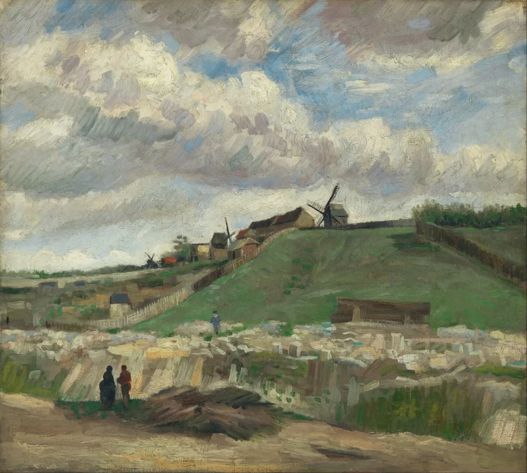 The Hill of Montmartre with Stone Quarry and Windmills Van Gogh