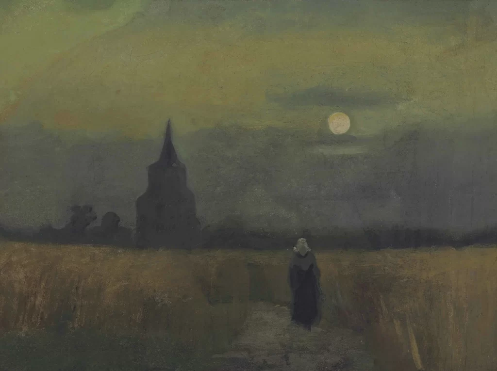 The Old Tower in the Fields Van Gogh