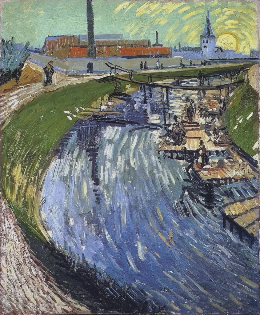 The Roubine du Roi Canal with Washerwomen Van Gogh