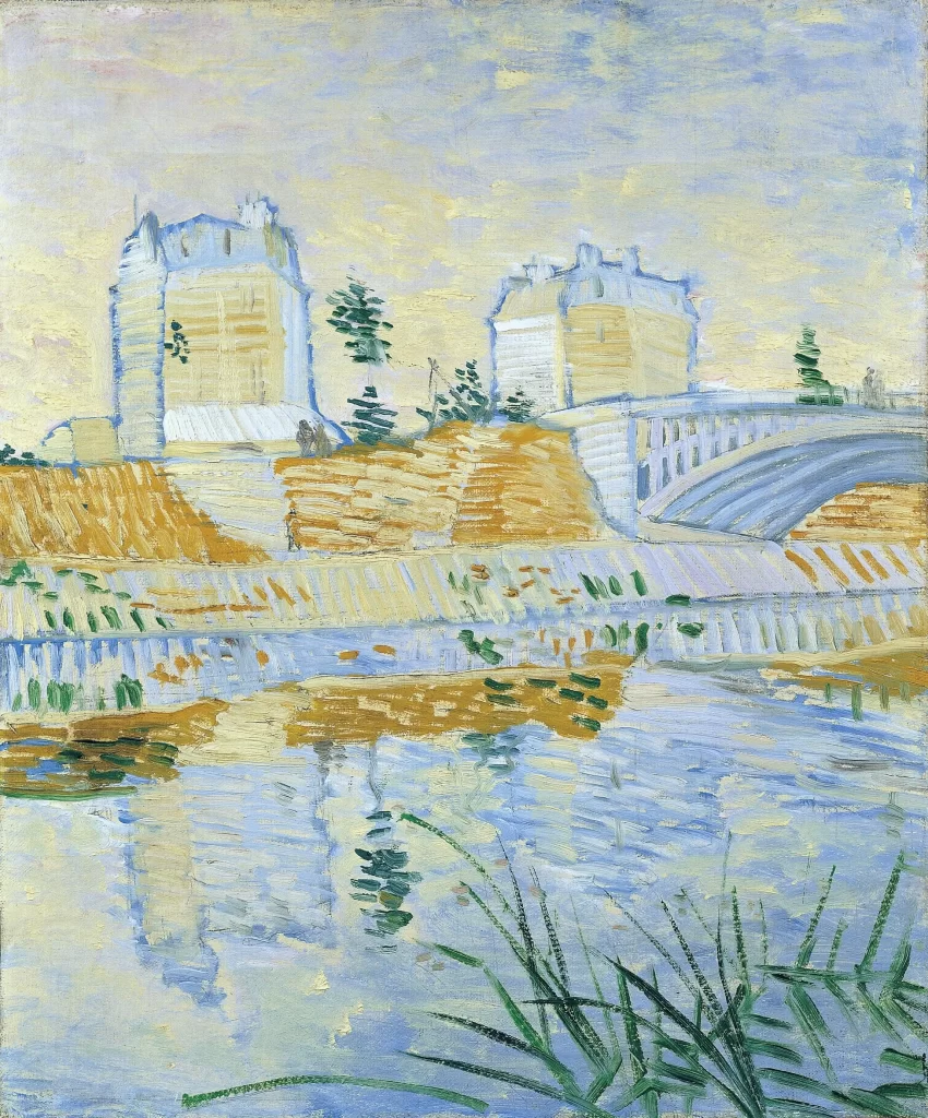 The Seine with the Pont de Clichy Van Gogh