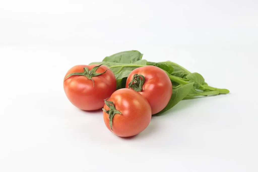 Tomato Red Fresh Green Leaf