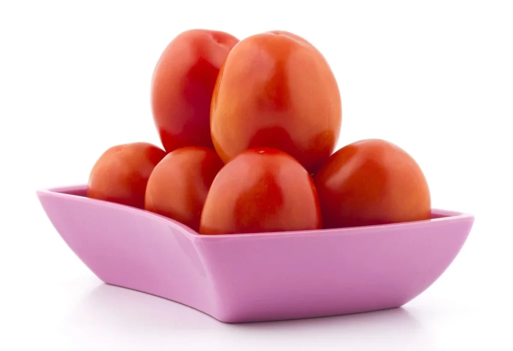 Tomato Red Round Shiny