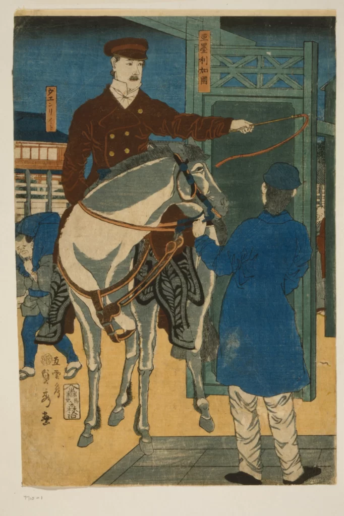 Traditional Art Horse Rider Attire Cultural Scene Historical Setting