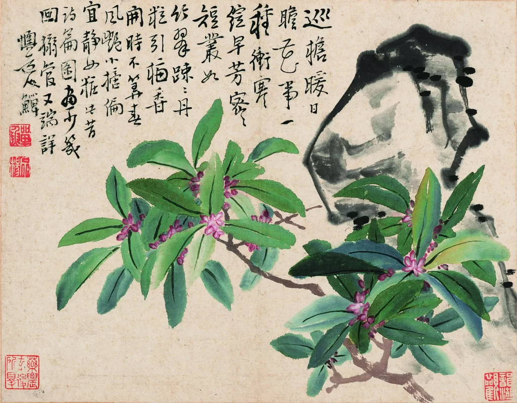 Traditional Chinese ink painting nature Li Shan