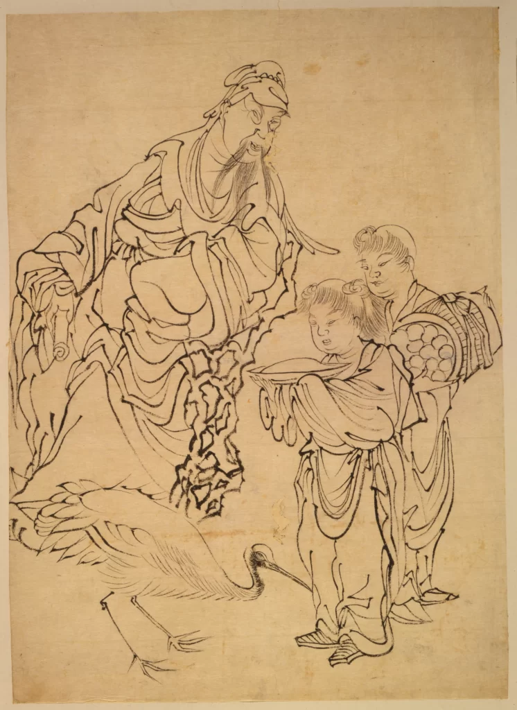 Traditional Chinese Painting Ink Drawing Historical Figures Cultural Heritage Artistic Expression