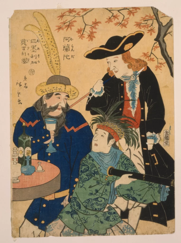 Traditional Japanese Art Historical Figures Cultural Attire Ukiyo-e Historical Scene