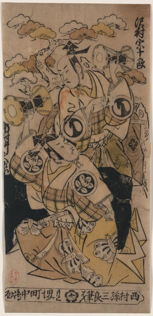 Traditional Japanese Art Samurai Historical Woodblock Print Cultural Monochrome