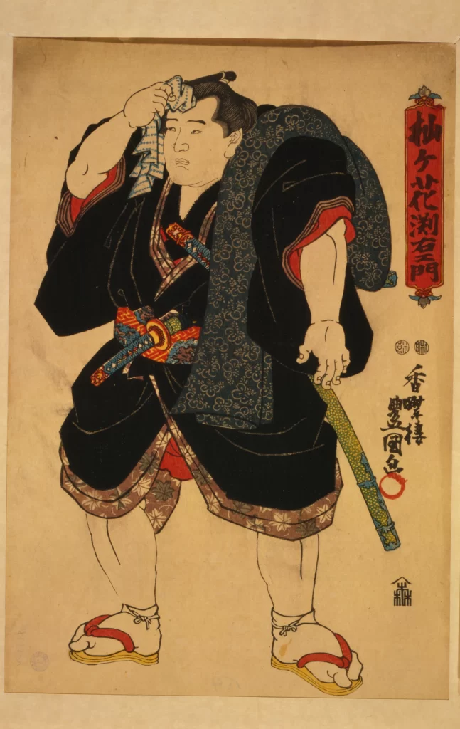 Traditional Japanese Art Sumo Wrestler Costume Cultural Heritage
