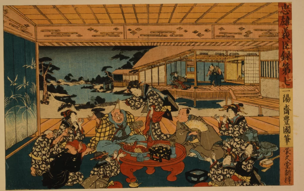 Traditional Japanese Gathering Family Food Celebration Cultural Setting