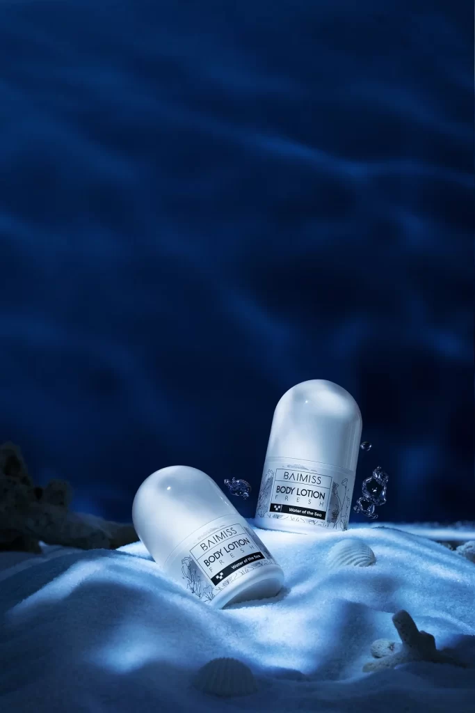 Underwater Body Lotion Seashells Bubbles