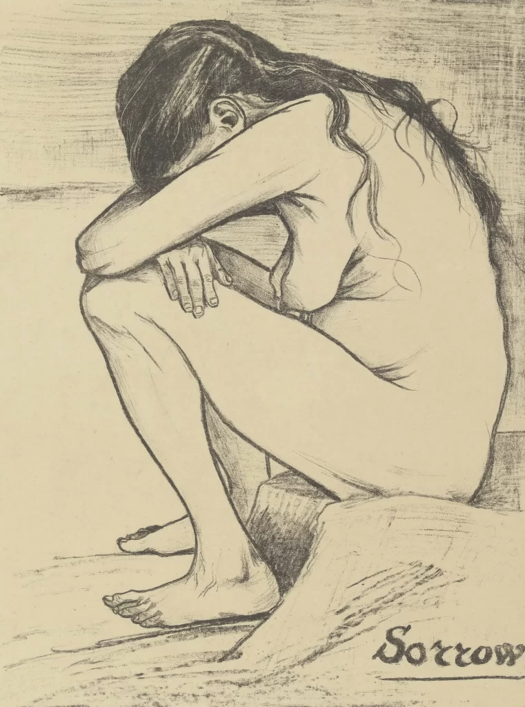 Figure Study Seated Pose Van Gogh
