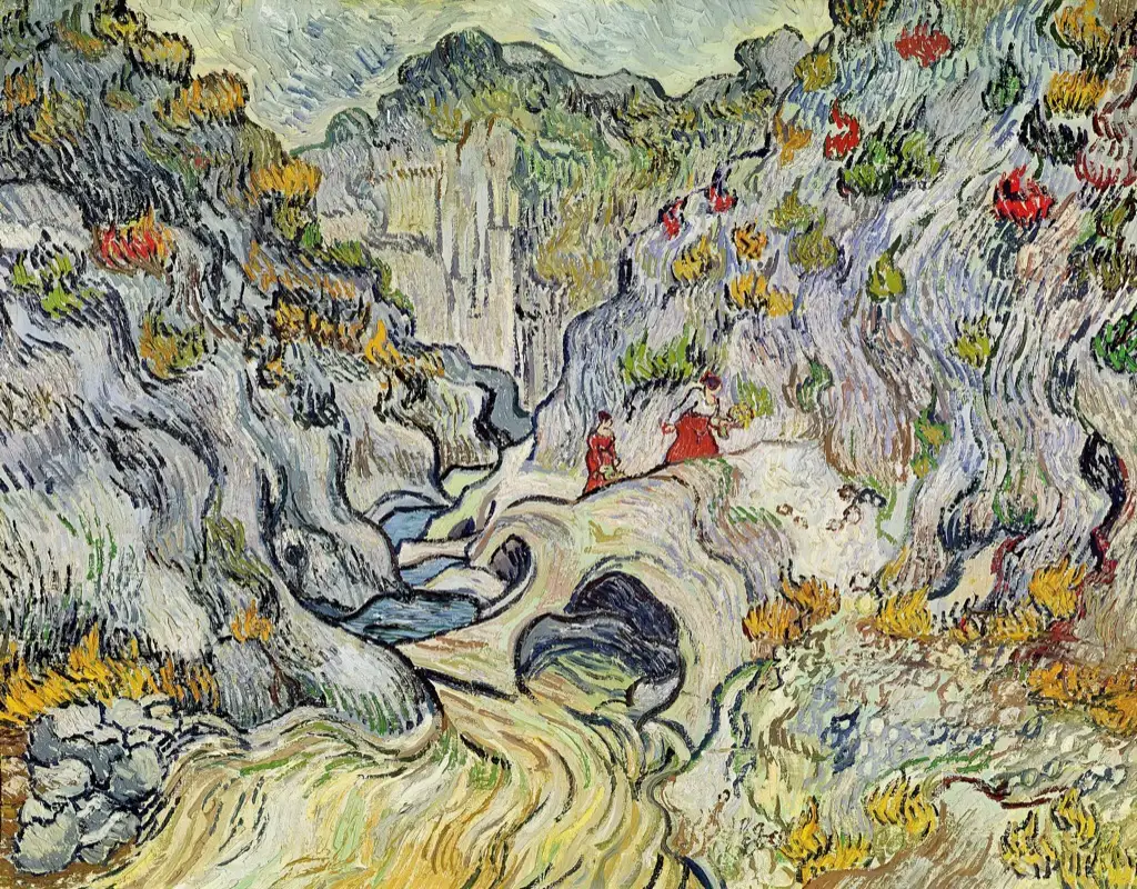 A Path through a Ravine Van Gogh