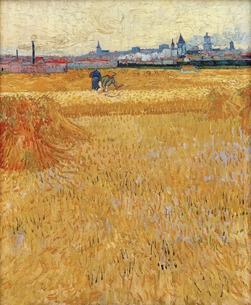 Arles View from the Wheat Fields Van Gogh
