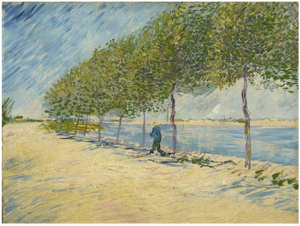 By the Seine 1887 Van Gogh