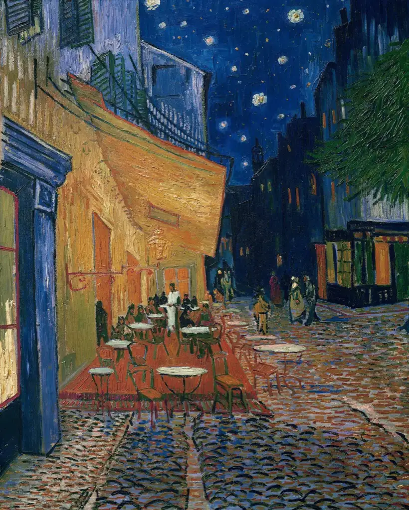Cafe Terrace in Arles at Night Van Gogh
