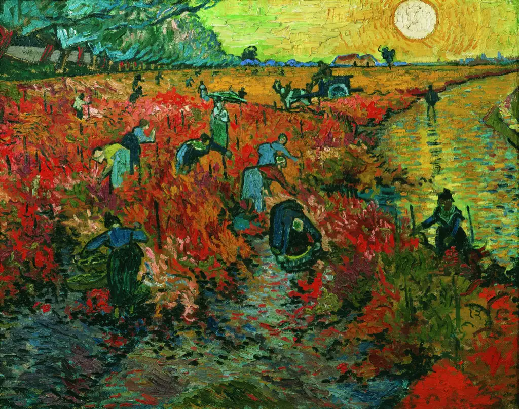 Der rote Weinberg Van Gogh