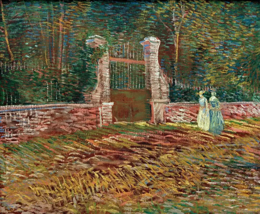 Entrance to the Park at Voyer-dArgenson in Asnieres Van Gogh