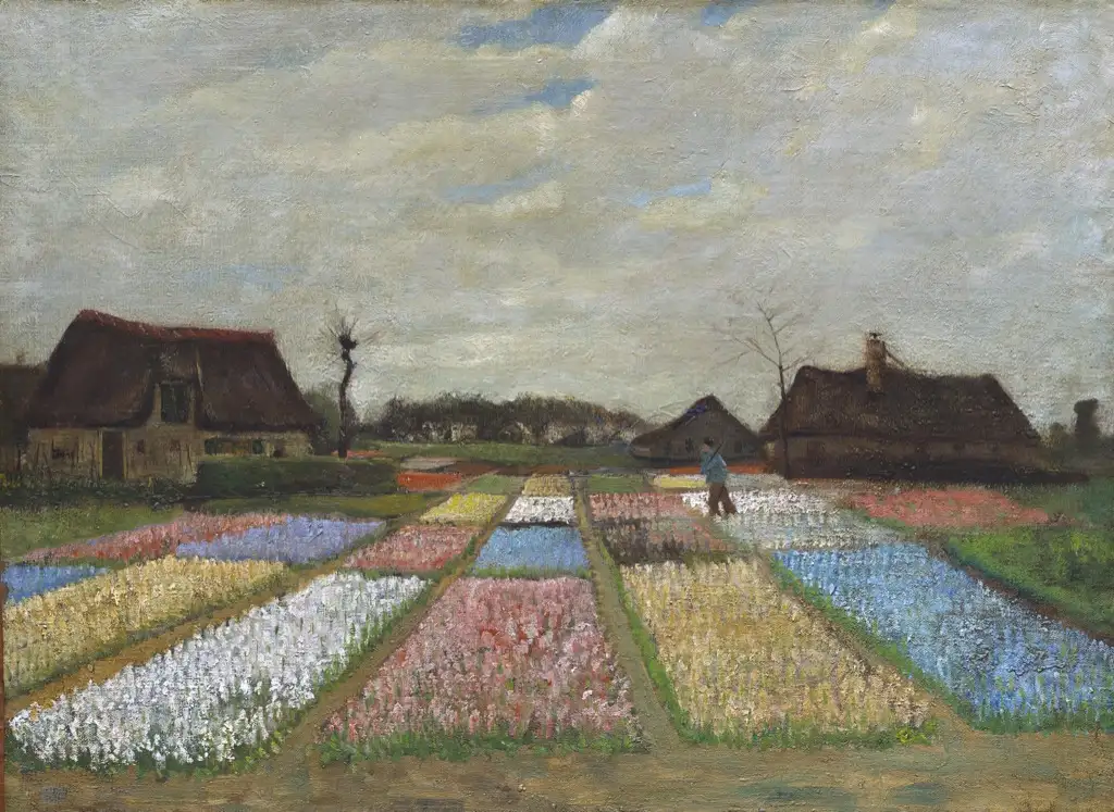 Flower Beds in Holland Van Gogh