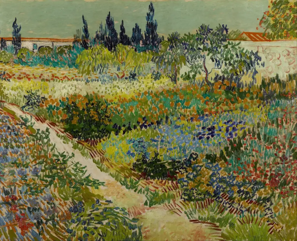 Flowering Garden with Path Van Gogh