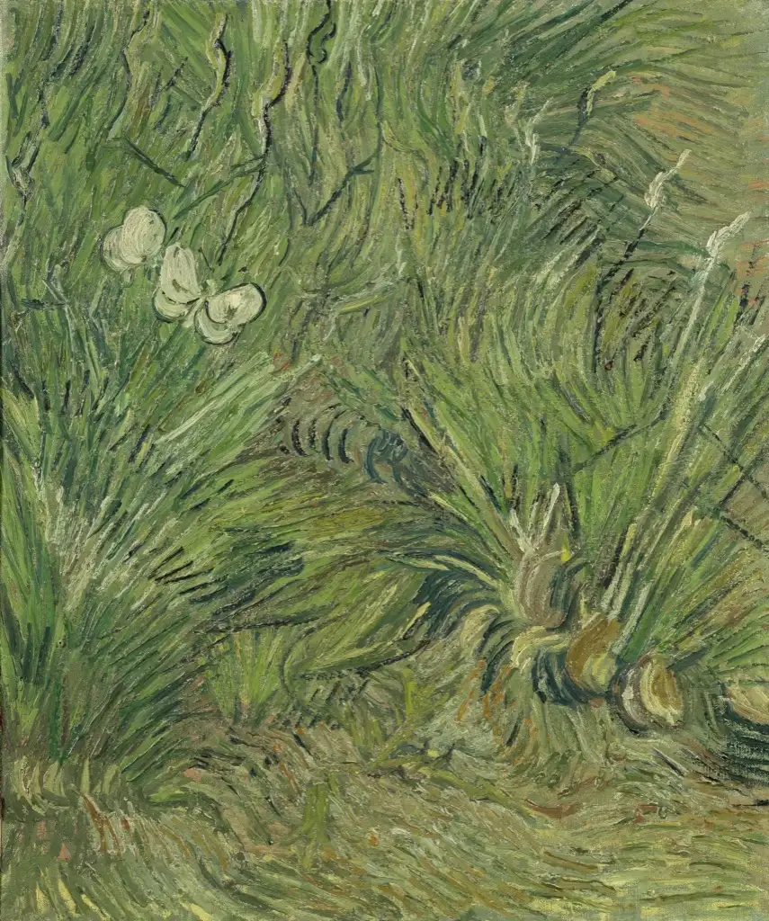 Garden with Butterflies Van Gogh