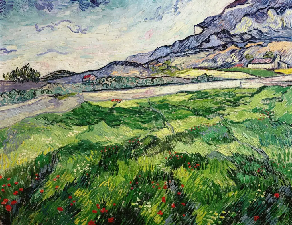 Green Wheat Field Van Gogh
