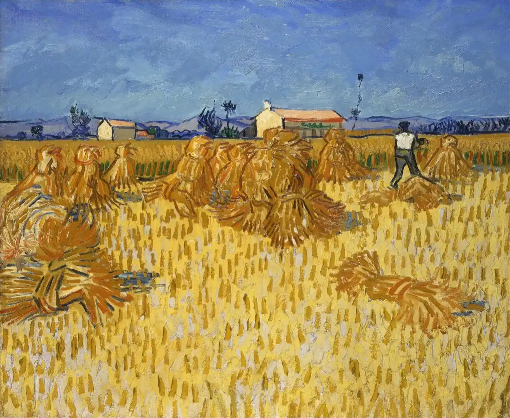 Harvest in Provence Van Gogh