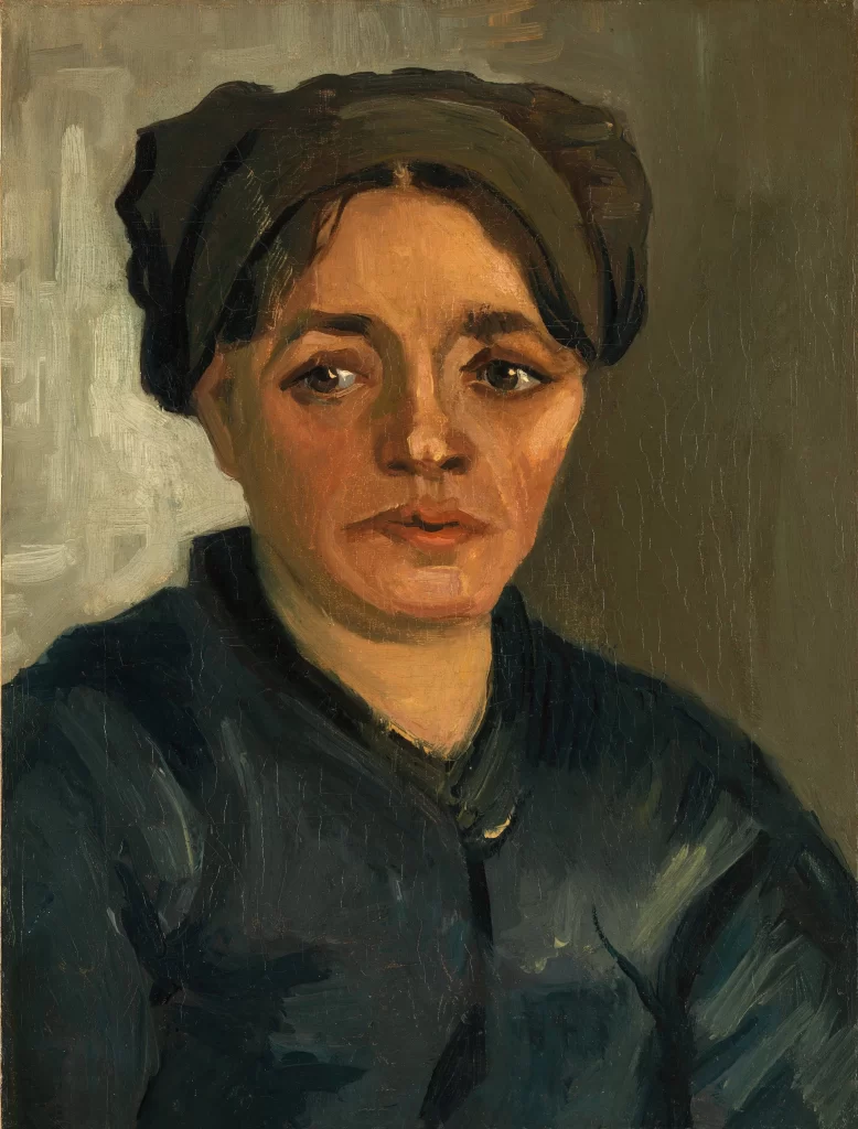 Head of a Peasant Woman with Dark Cap Van Gogh