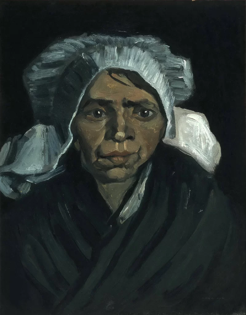 Head of a Peasant Woman with White Cap Van Gogh
