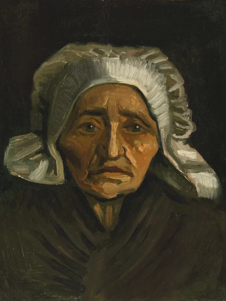 Head of an Old Peasant Woman with White Cap Van Gogh