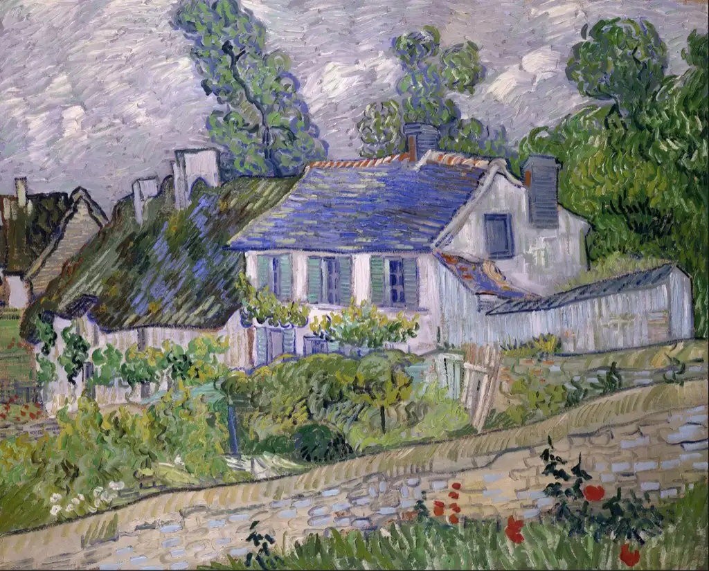 Houses in Auvers Van Gogh