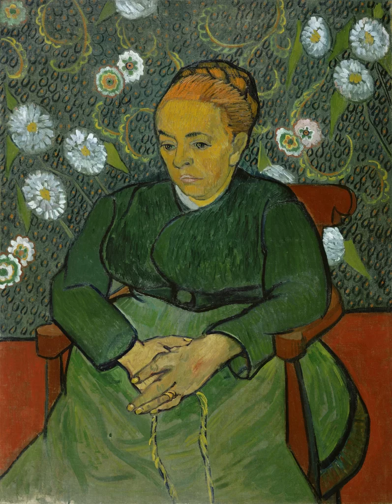 La berceuse Portrait of Madame Roulin December 1888 January 1889 Van Gogh