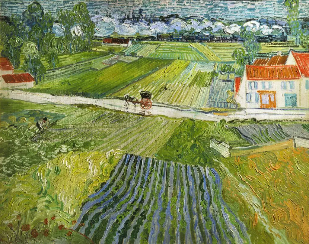 Landscape at Auvers after Rain Van Gogh