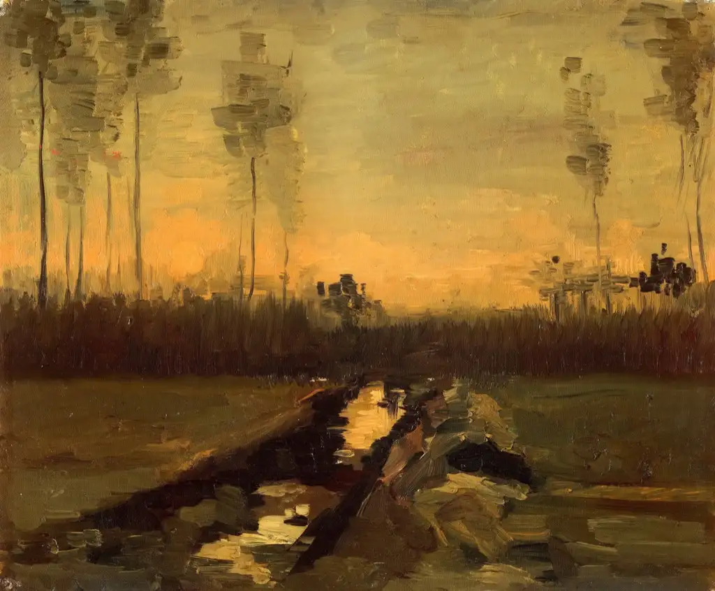 Landscape at Dusk Van Gogh