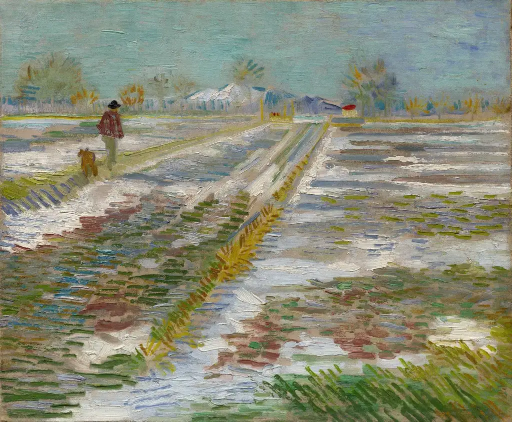 Landscape with Snow Van Gogh
