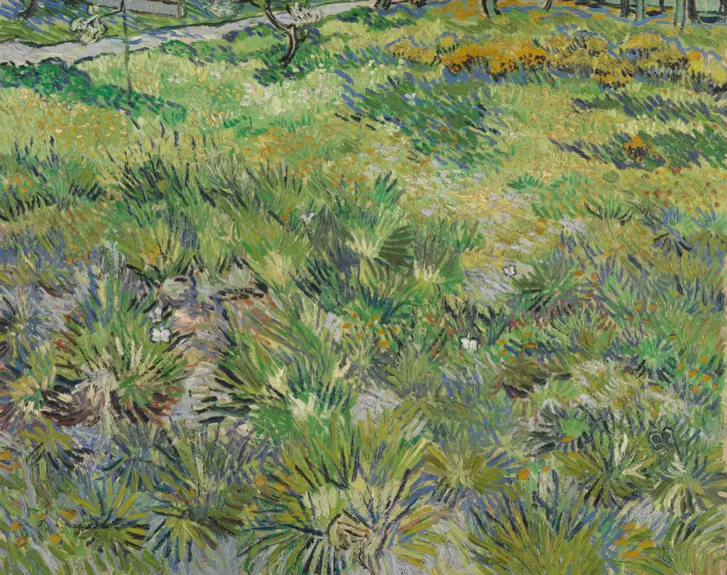 Long Grass with Butterflies1890 Van Gogh